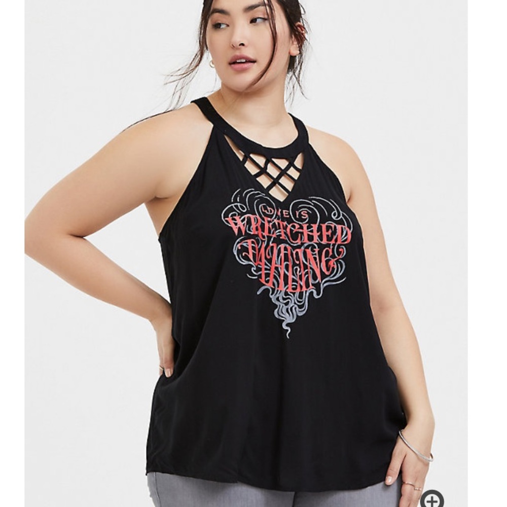 NWOT Torrid cut out tank
